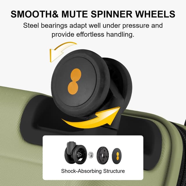 Detalle de LEVEL8 8 spinner carry on suitcase 55cm