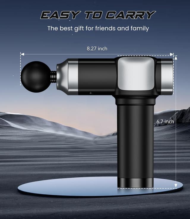 Thumbnail 5 de CAMEFER Deep Tissue Massage Gun with 30 Speeds ⚡