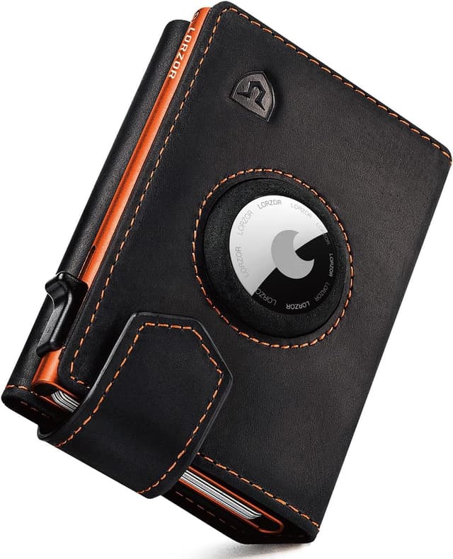 Detalle de LORZOR Portafoglio con AirTag Slim in pelle