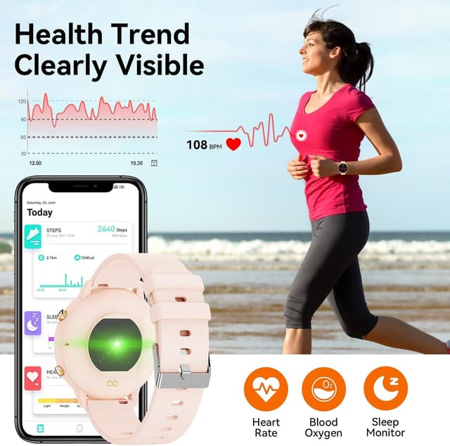 Thumbnail 3 de Hwagol Smart Watch 1.39" fitness tracker