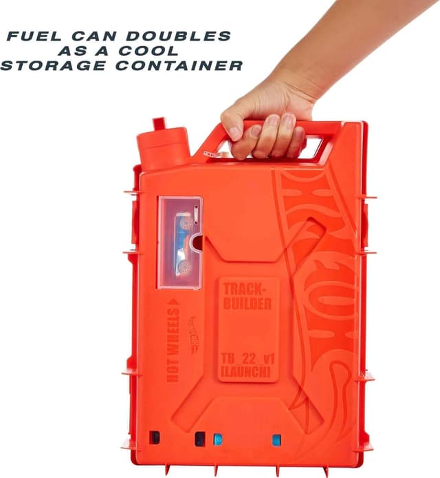 Detalle 2 de Hot Wheels Track Builder stunt box fuel can HDX78