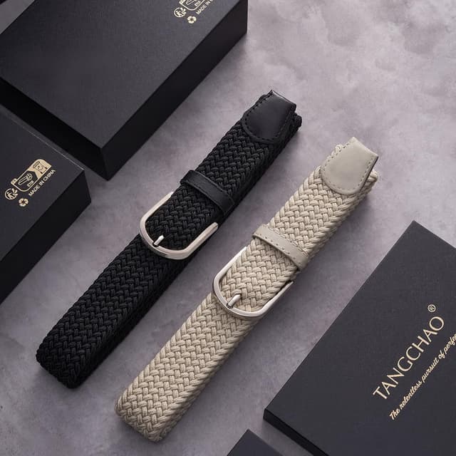 Detalle 2 de Stoff Stretchgürtel 2er Set 90 bis 135 cm