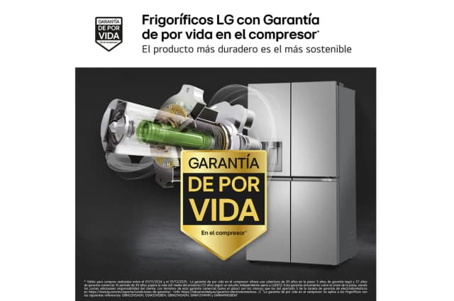 Detalle de LG GMF961PY3E Frigorífico American Combi 646 L inox