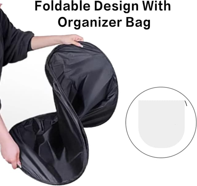 Detalle de 300T Front Window Sunshade for Tesla Model 3 & Model Y (Collapsible, Storage Bag)