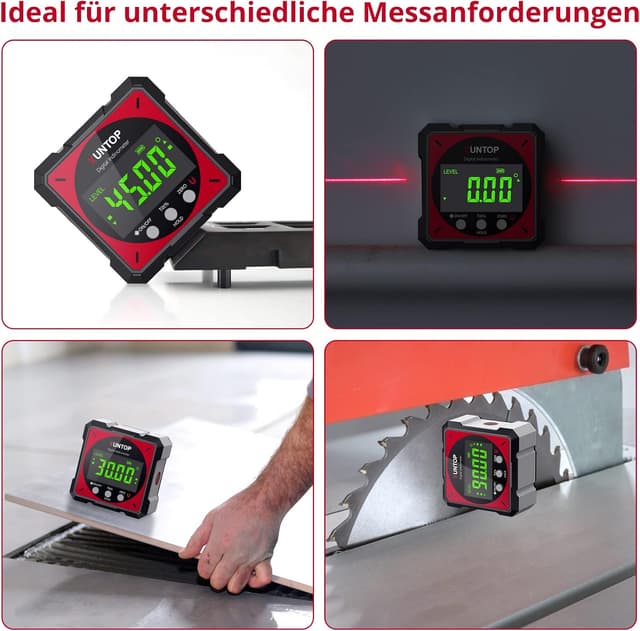 Thumbnail 6 de XUNTOP Digitaler Winkelmesser Neigungsmesser 0,05° đ