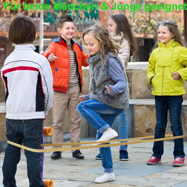 Detalle de Gummitwist Kinder Set 4 m für Hüpfer