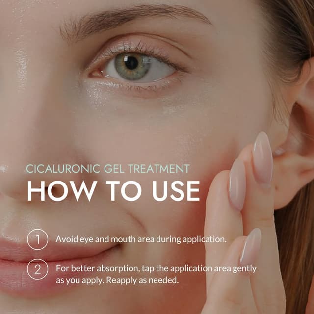 Detalle 2 de MIZON Cicaluronic Gel Treatment, gel idratante