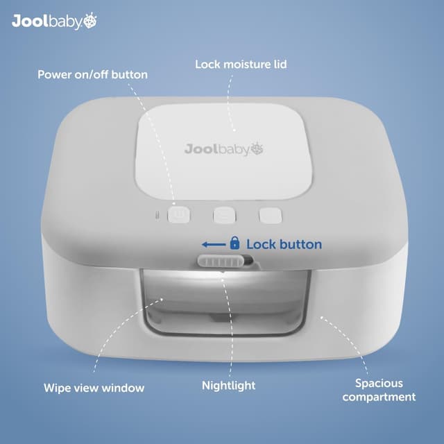 Detalle de TinyBums Baby Wipe Warmer with LED light