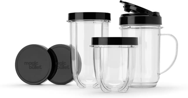 Detalle 1 de Magic Bullet MBR10B Batidora Smoothies Pack 10🧃