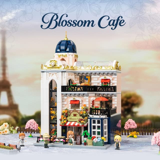 Detalle 2 de PANTASY Blossom Café 2826 Teile Architektur-Set
