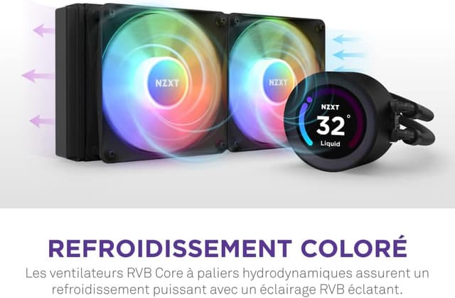 Detalle de NZXT Kraken Elite 240 RGB AIO 240 mm