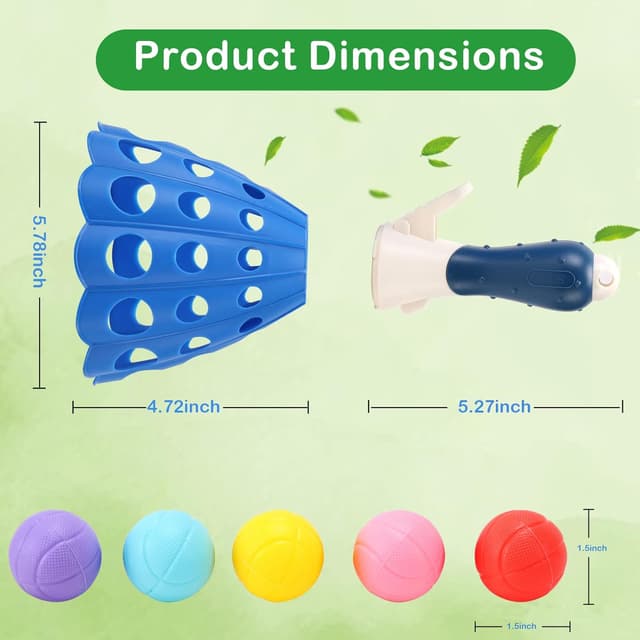 Thumbnail 1 de Lbsel Niños Juego de Lanzamiento con 2 cestas y 10 pelotas 1,3