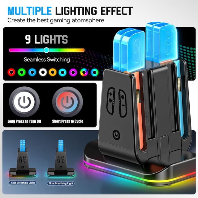 Detalle 2 de Rysker Switch 1/2 Controller Ladestation