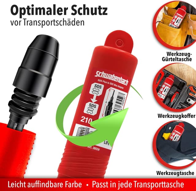 Detalle 2 de Adaptateur SDS Plus vers SDS Max 60Si2Mn