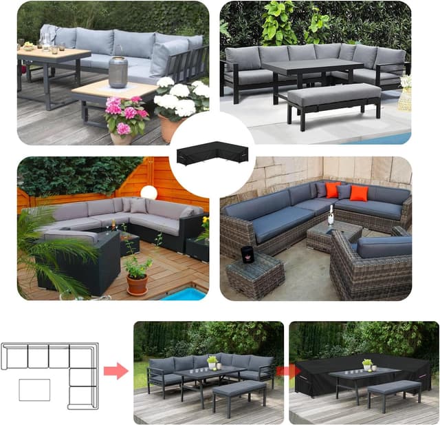 Thumbnail 6 de LAMUNI Copertura divano angolare 260x210 cm