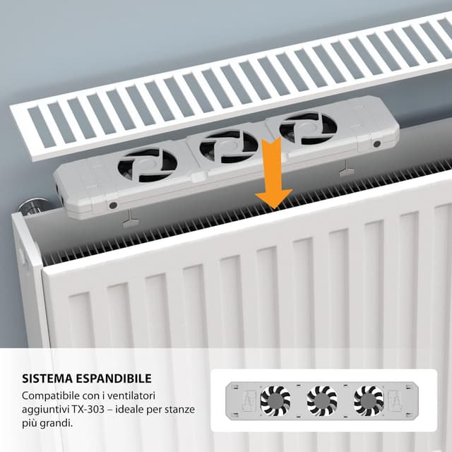 Thumbnail 6 de Technaxx TX-302 ventilatore per radiatore 50-70 cm