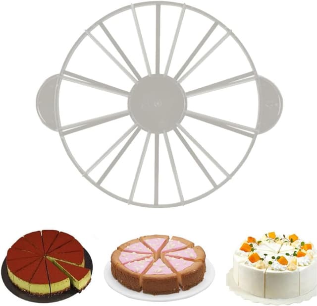 Detalle de YRsorn Tortenteiler-Set (14/16 Stück) – Tortenschneider aus Kunststoff für 12/16 Tortenstücke