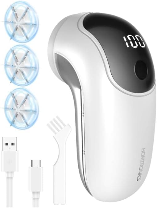 Detalle de Homtronics Fusselrasierer Elektrisch 6Klingen