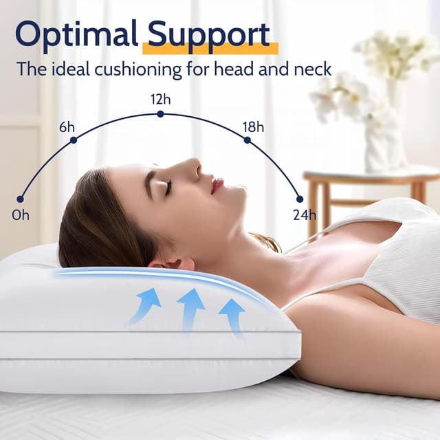 Detalle 2 de ROUMEA Queen Size Pillows Set of 2