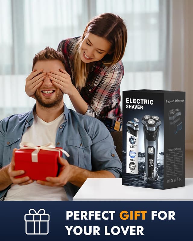 Thumbnail 6 de iWarmbase Electric Razor 90min battery