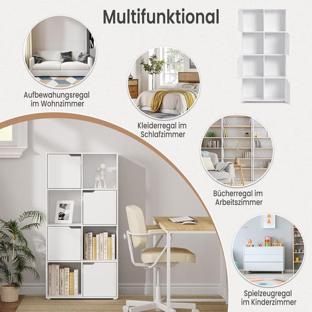 Thumbnail 6 de WOLTU Bücherregal 60×120×30 cm