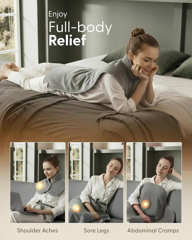 Thumbnail 4 de Keplin Electric Heating Pad 60x100cm — 9 settings 🌡