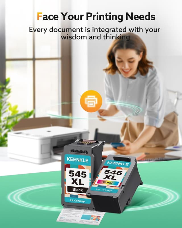 Detalle 2 de PG-545XL CL-546XL Multipack als Ersatz für Canon: 1x PG-545XL Black & 1x CL-546XL Tri-Farbe