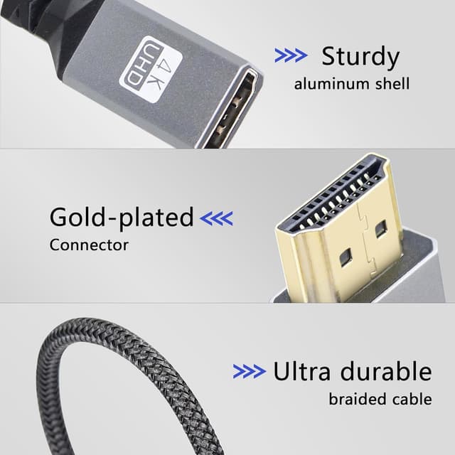 Thumbnail 2 de RIIEYOCA 4K UHD 17 cm HDTV Verlängerungskabel