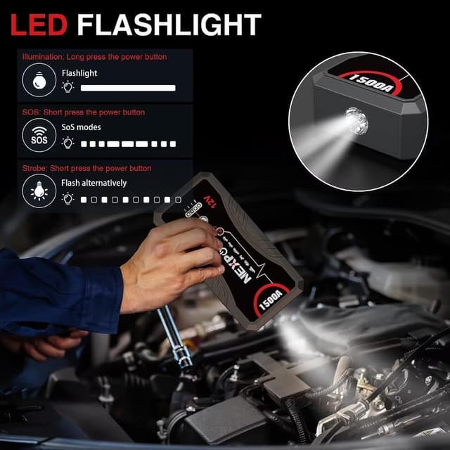 Thumbnail 3 de NEXPOW Powerbank 12V mit LED und USB ⚡