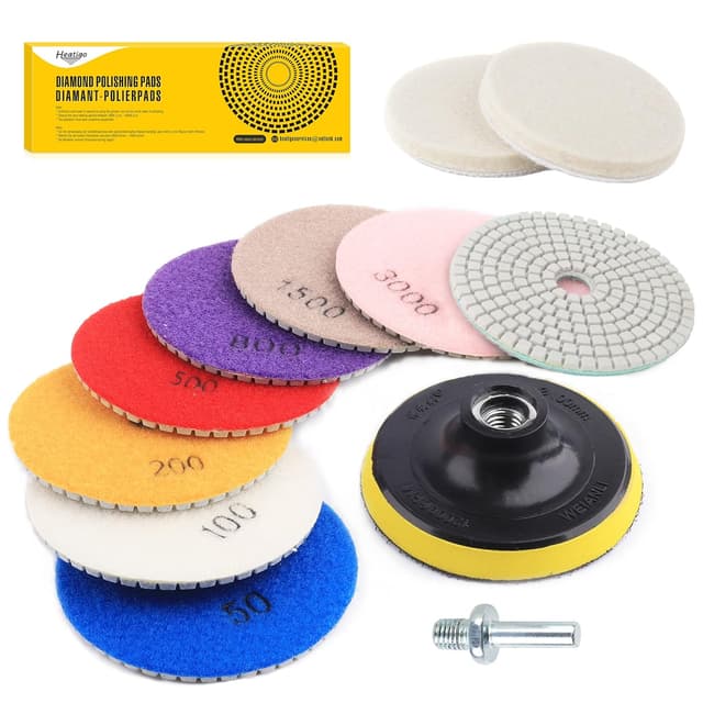 Imagen de 11PCS Diamond Polishing Pads Kit 4 inch en OfertitasTOP