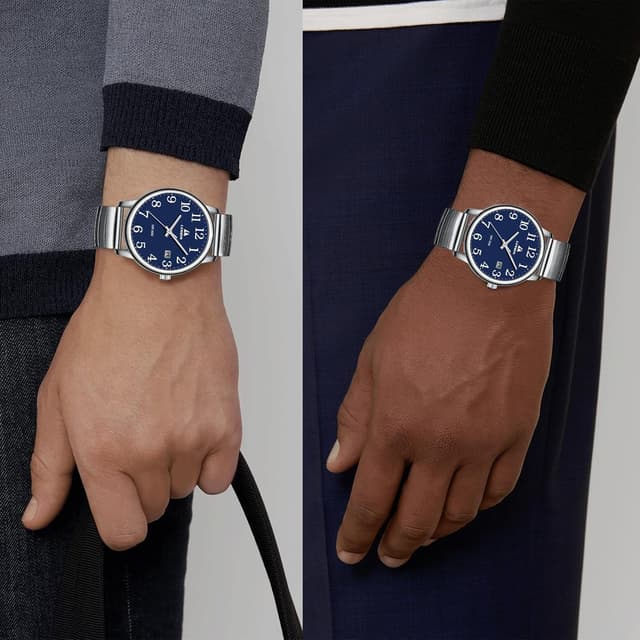 Detalle 1 de Herren Quarzuhr 38 mm Wasserdicht mit Datum