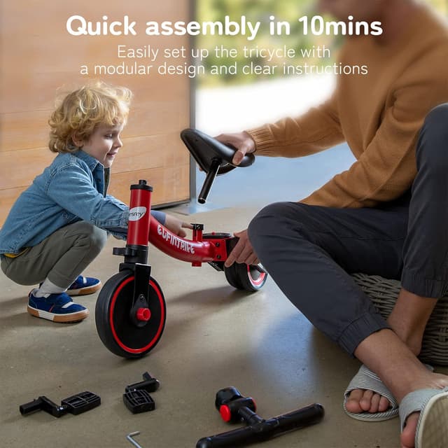 Thumbnail 4 de besrey 5-in-1 Toddler Bike 1–4 Years