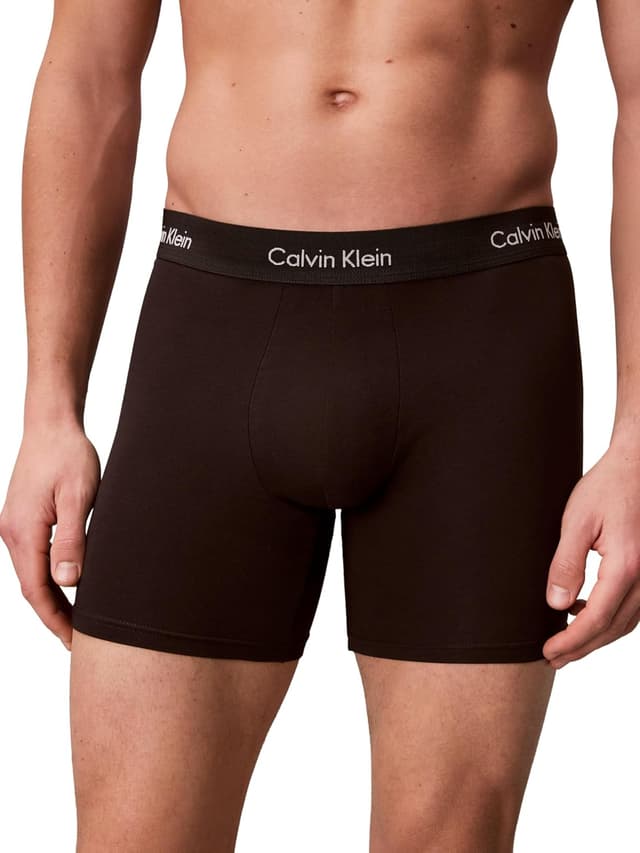 Detalle 2 de Calvin Klein Pack de 3 calzoncillos bóxer hombre talla L negro