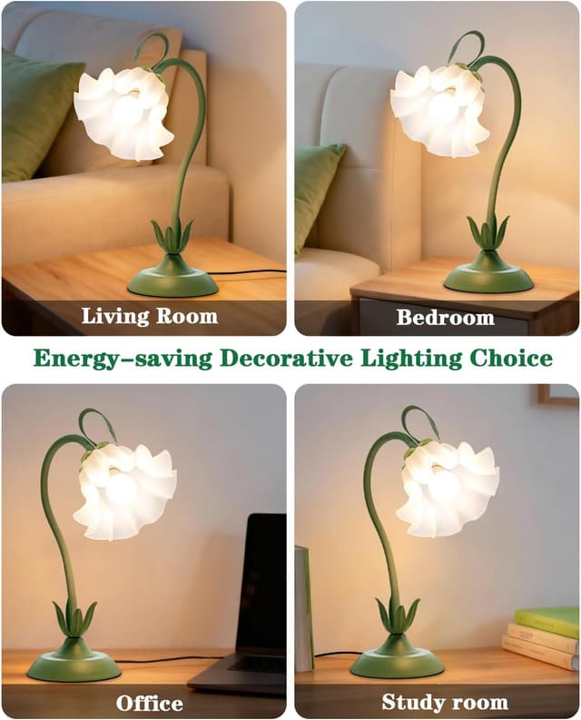 Thumbnail 4 de WERFOP Floral Table Lamp 3-Mode