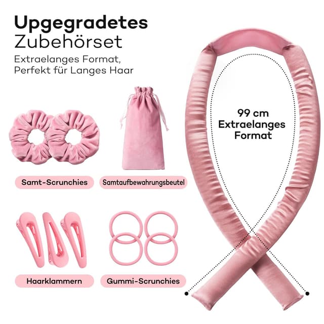 Thumbnail 6 de Umisleep Heatless Lockenwickler 99 cm Seide