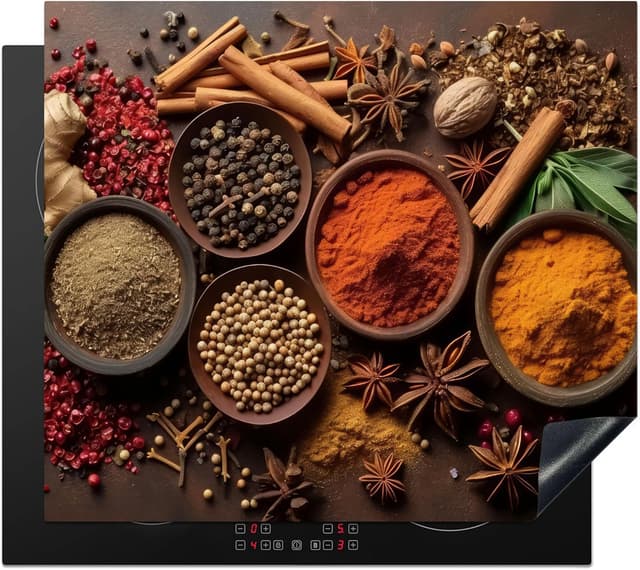 Detalle de KitchenYeah Herdabdeckplatte 59 x 52 cm (einteilig) für Ceranfeld – Foto-Druck, als Schutz & Abdeckung