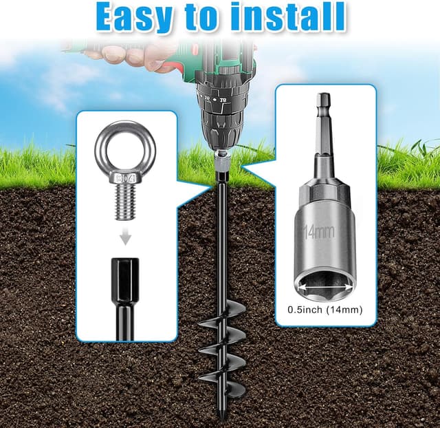 Thumbnail 4 de BeneLabel Zeltheringe Bodenanker 47 cm