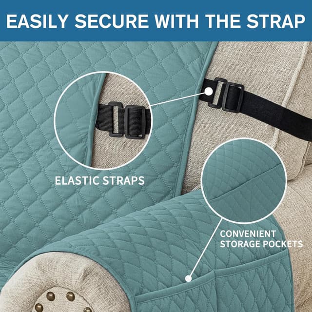 Thumbnail 3 de Ystyle Trapuntato Natalizio Copridivano 3 Posti Blu chiaro