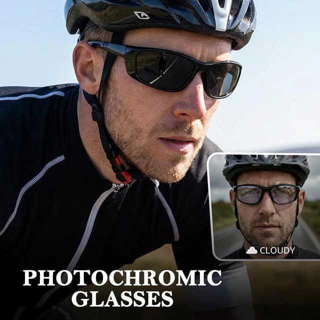 Detalle de Myiaur Photochromic Running Sunglasses with Polarised UV400 Lenses