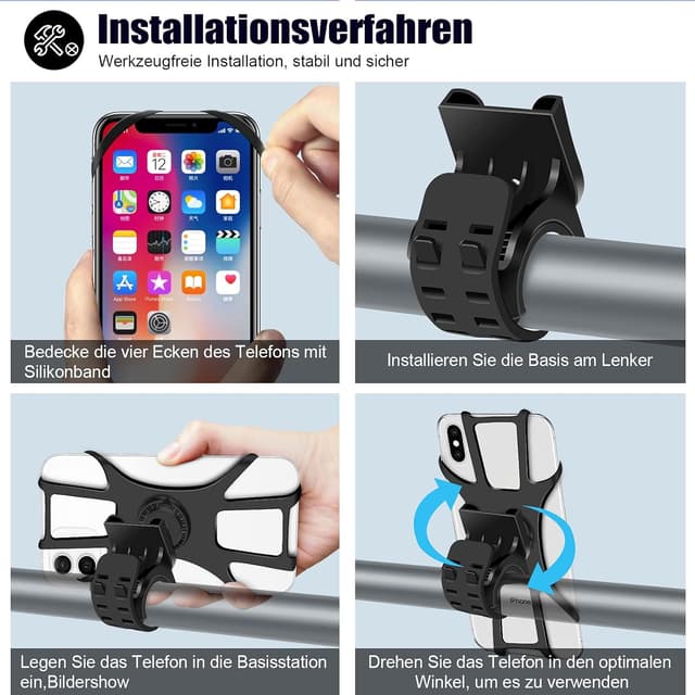 Thumbnail 5 de Deerfun Universal Handyhalterung Fahrrad 360°
