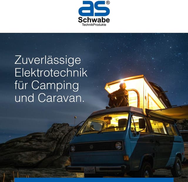 Detalle de as - Schwabe Camping Stecker 13-polig (12 V) für Anhänger – Adapter DIN 1724 mit Schraubanschluss, IP44, Schwarz