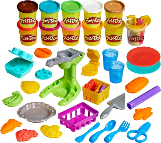 Detalle de Play-Doh Farmers Market Playset von Hasbro – Bauernmarkt-Spielset mit Spielknete