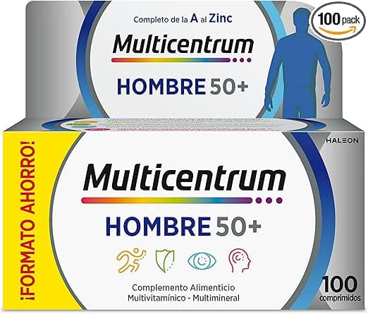Imagen de Multicentrum Hombre 50+ Multivitamínico para Hombres 💊 en OfertitasTOP