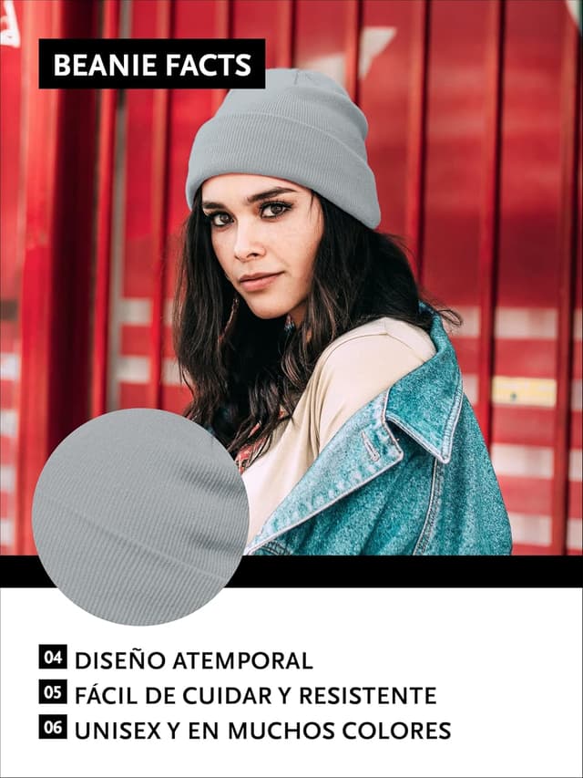 Detalle 2 de DonDon Gorro de invierno Beanie