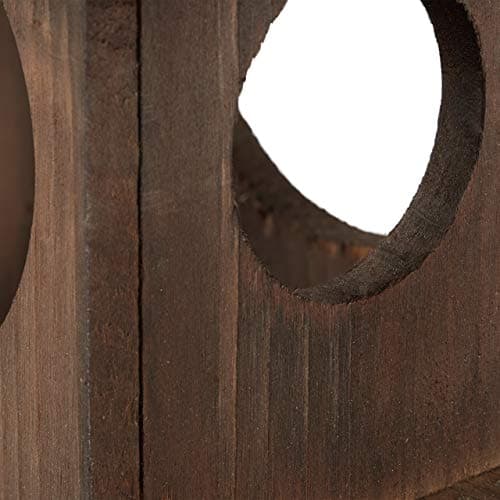 Thumbnail 6 de Relaxdays Comedero para Ardillas de Madera, Marrón Oscuro 🐿