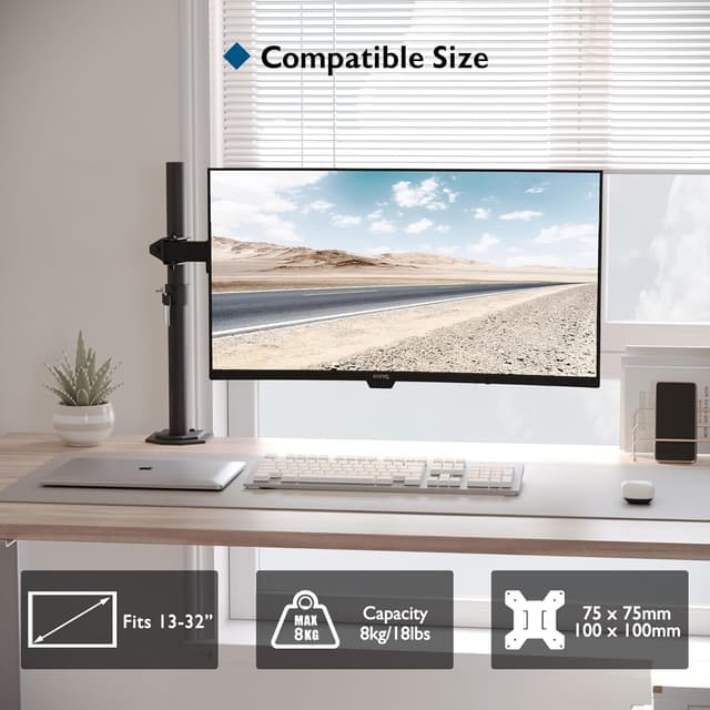 Thumbnail 3 de BONTEC Supporto monitor da scrivania 13–32" 9 kg 🖥