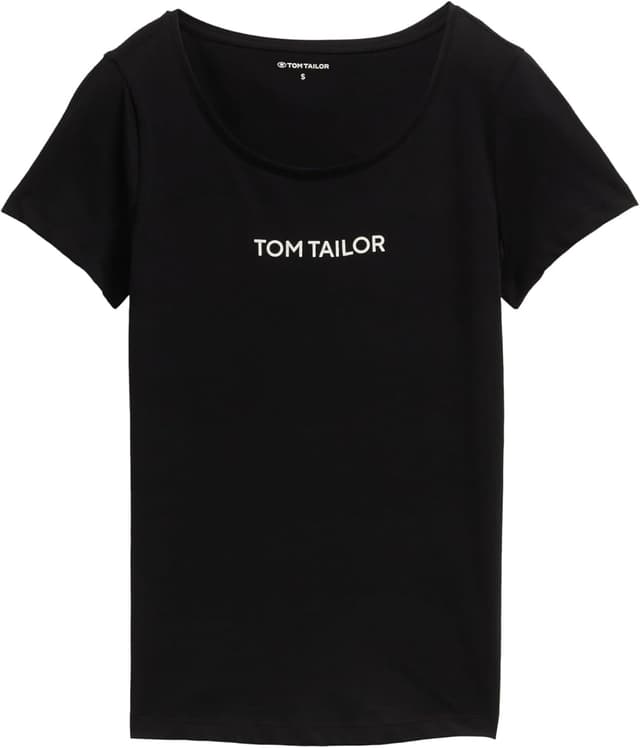 Detalle de TOM TAILOR 1046269 T-Shirt donna in cotone con girocollo