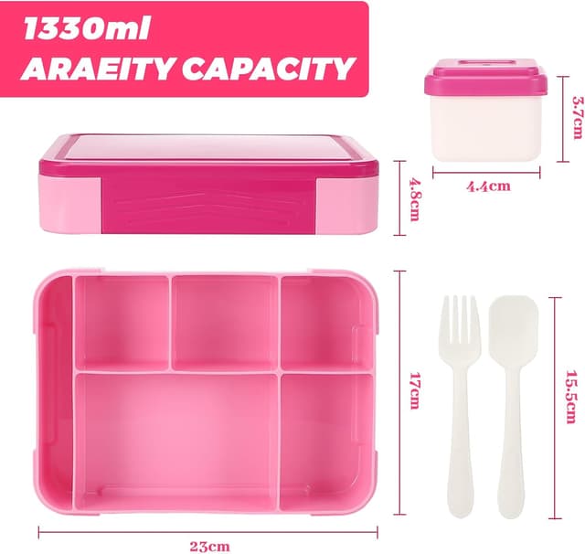 Detalle 2 de Sprifityy Brotdose 1330 ml mit Fächern