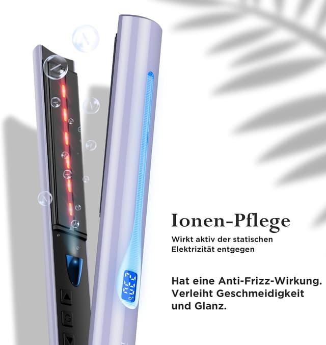 Detalle de Infrarot Ionen Haarglätter 2 in 1
