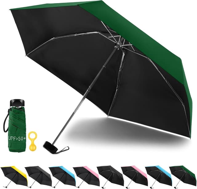 Detalle 2 de Vicloon Mini Ombrello Portatile Pieghevole antivento con protezione UV